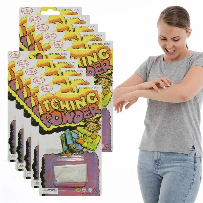 10PCS Itching Powder Prank Pack  Funny Trick Joke Toy for Parties and April Fool’s Day