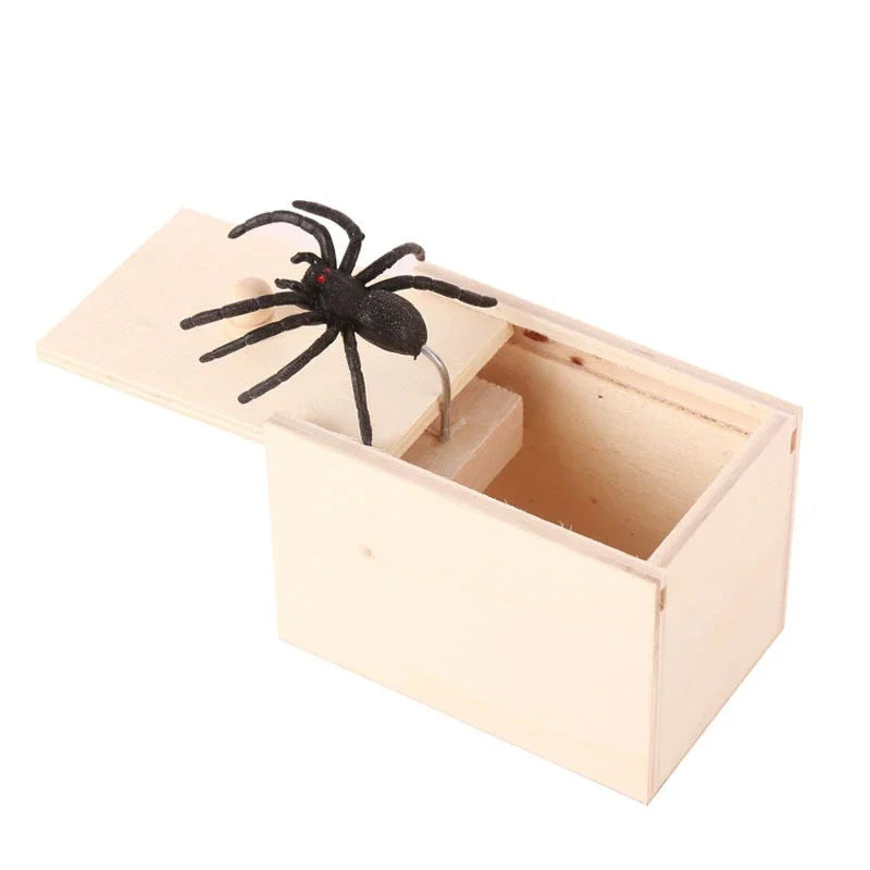 Spider Box Prank Toy  Scary Jumping Fake Spider Joke Box | Halloween and April Fools Gift