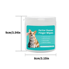 Pet Ear Cleaning Wipes NZ | Disposable Finger Ear Wipes for Cats & Dogs | Pet Ear Care Cleaner New Zealand