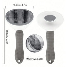 Pet Anti-Slip Grooming Brush NZ | Cat Hair Removal Comb | Deshedding Brush for Cats New Zealand
