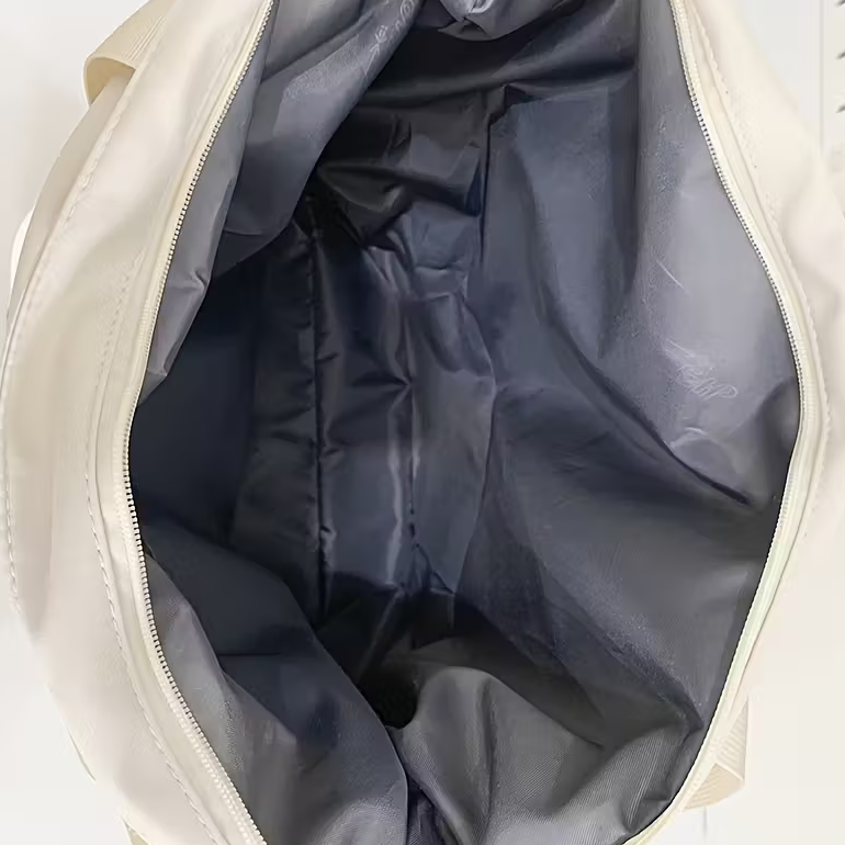 Oxford Material Men'S Casual Shoulder Bag, Large Tote with Multiple Pockets, Street Style Crossbody Satchel for Students