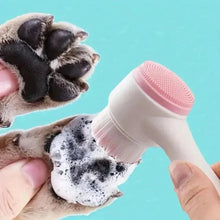 Silicone Pet Paw Cleaner & Massage Brush NZ | Dual-Sided Dog Grooming Tool for Healthy Coats & Paws New Zealand