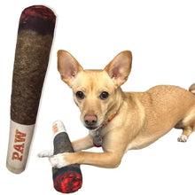Funny Cigar Dog Squeaky Toy | Plush Chew Toy for Small & Medium Dogs | Interactive Dog Toy