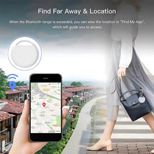Smart Bluetooth GPS Tracker | Find My Compatible Mini Anti-Lost Locator for Keys, Pets, Car & Kids