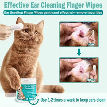 Pet Ear Cleaning Wipes NZ | Disposable Finger Ear Wipes for Cats & Dogs | Pet Ear Care Cleaner New Zealand