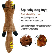 45cm Plush Dog Squeaky Toy | Durable Crinkle Dog Chew Toy | Stuffing-Free Animal Dog Toy
