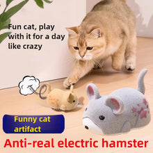 Interactive Electric Cat Toy Mouse | Self-Moving Smart Cat Toy with Obstacle Avoidance
