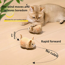 Interactive Electric Cat Toy Mouse | Self-Moving Smart Cat Toy with Obstacle Avoidance
